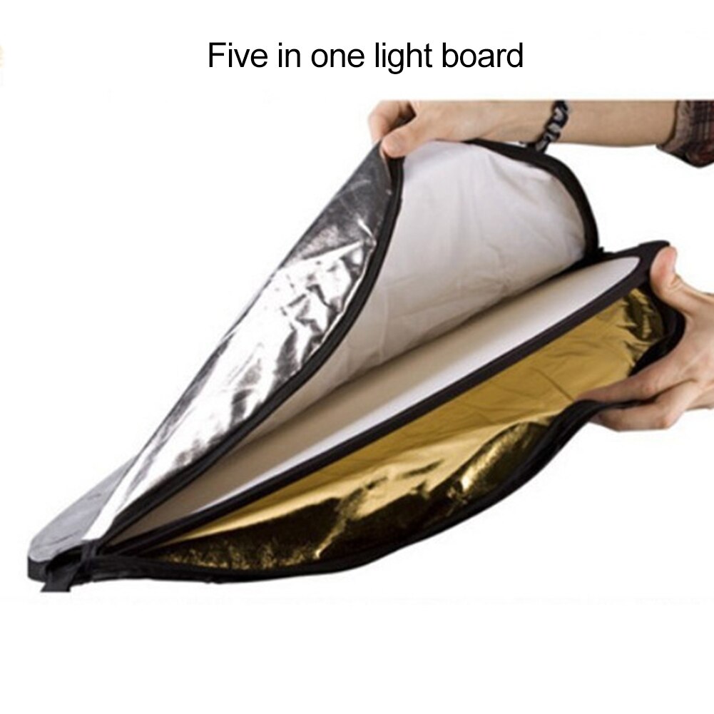 5 in 1 outdoor accessoires rond met opbergtas studio flitser licht praktisch draagbaar 60cm multi foto fotografie reflector