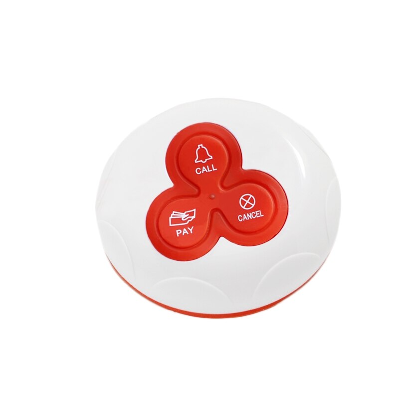 Wireless Calling Bell Pager Call Button Transmitter Calling System for Restaurant Hotel Pager 433MHz