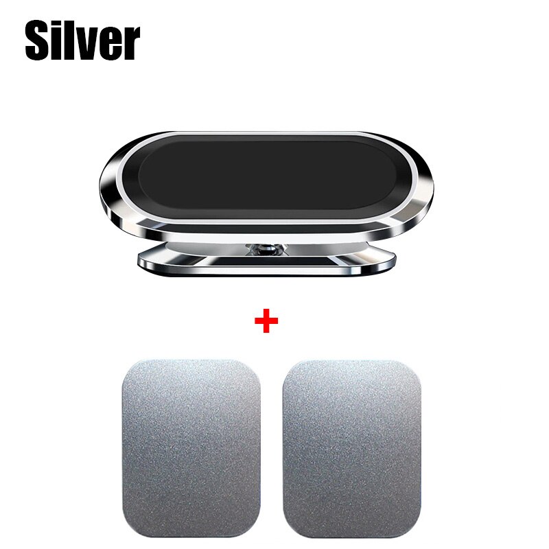 360 ° Magnetische Auto Telefoon Houder Draaibare Mini Strip Shape Stand Voor Huawei Metalen Sterke Magneet Gps Auto Mount Voor iphone 11: 004