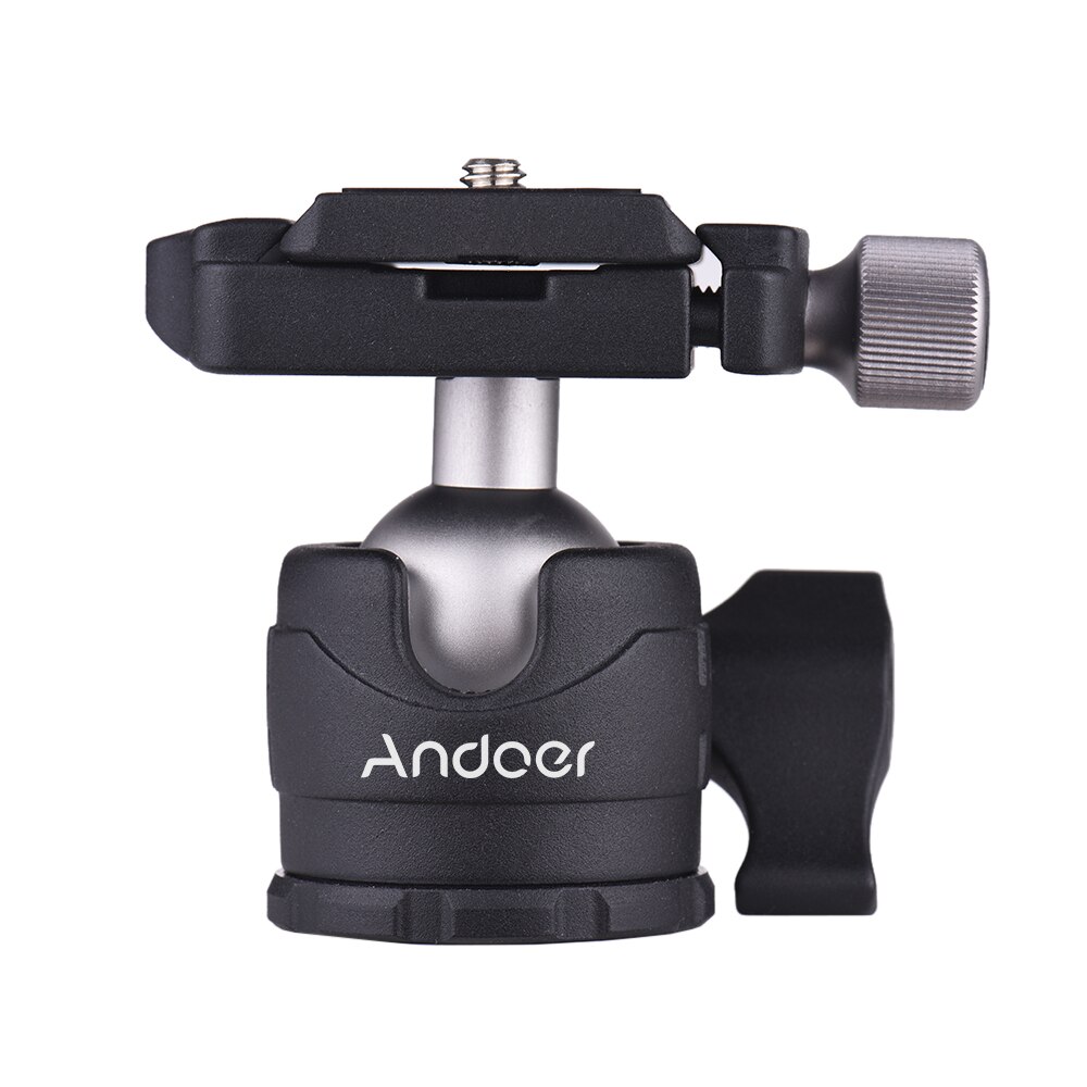 Andoer Mini Ball Head 360 Graden Statief Ballhead Mount Voor Canon Nikon Sony Dslr Cam Voor Iphone X Voor Samsung voor Gopro Hero