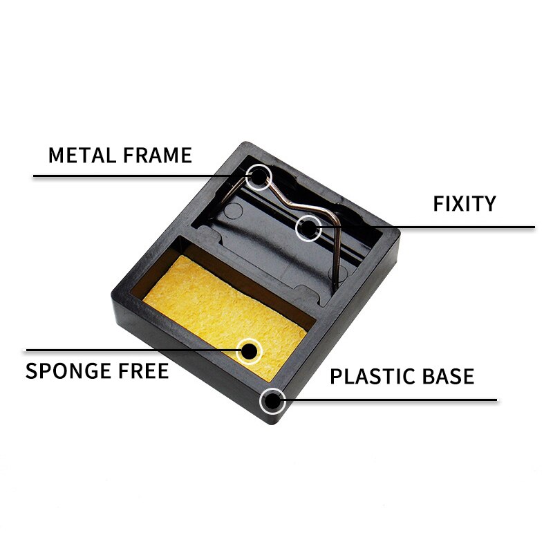 Universele Y-Type Elektrische Soldeerbouthouder Holder Metal Ondersteuning Station W/Soldeer Spons Soldeerbout Frame