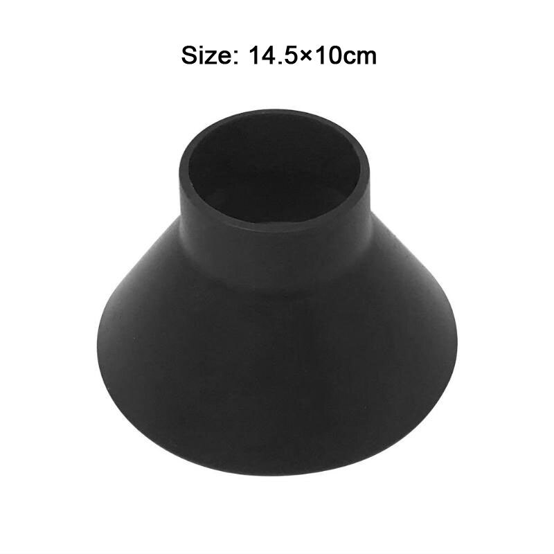 Auto Car Magic Window Windshield Car Ice Scraper Shaped Funnel Snow Remover Deicer Cone Deicing Tool Scraping: Mini Black