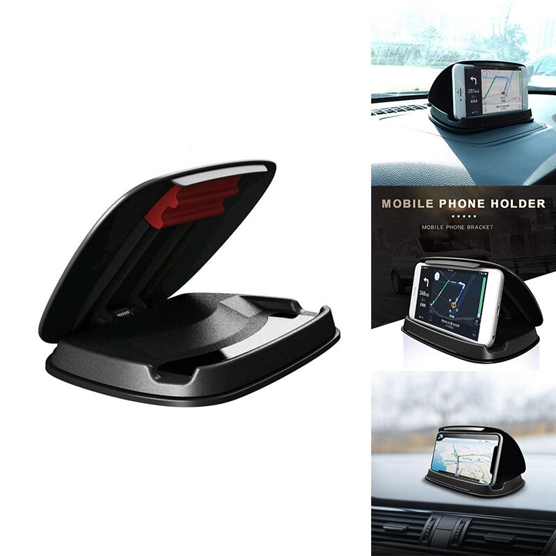Auto Dashboard Telefoon Mount Houder Hud Stand Klem Verticale Horizontale Met 360 ° Draaien Afneembare Magnetische Base