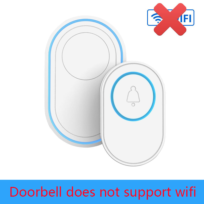 Wireless WiFi Doorbell Tuya Smart Home Security Alarm System Connect 433MHz Detector Alert Mode Welcome Doorbell LED Lights Kit: Other