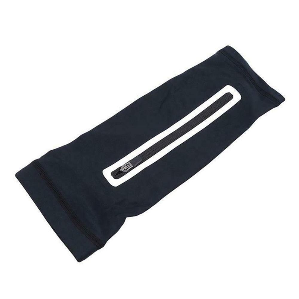1pc unisex kort armvarmer til mobiltelefon stretch håndled kører solcreme ridetaske taske armbånd  v3 m 1: L