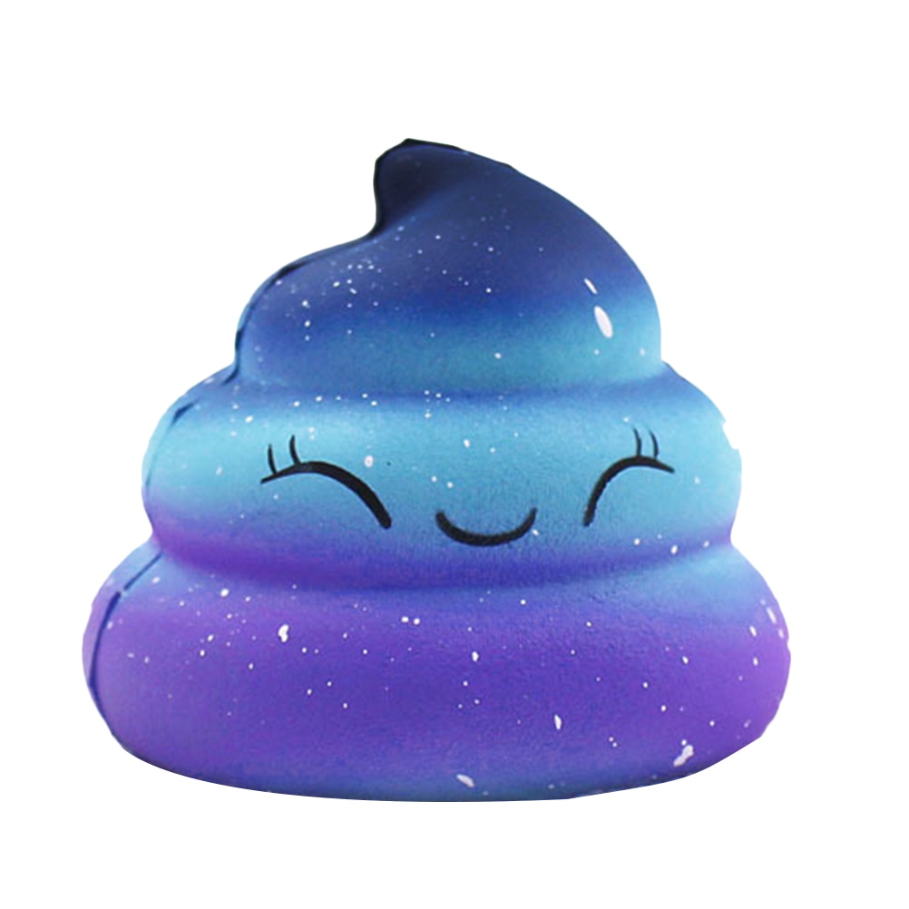 Jouet anti-Stress jouet exquis amusant lente montée parfumée galaxie caca jouet drôle anti-Stress jouet: Default Title