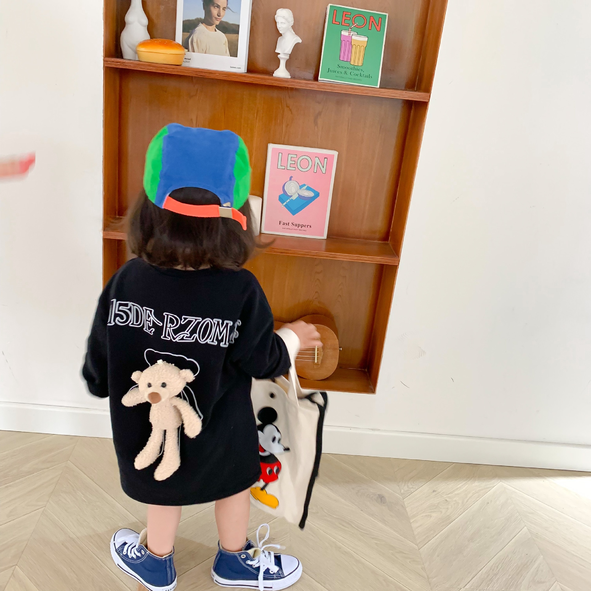 Herfst Meisjes Met Lange Mouwen Katoenen T-shirt Kids Bak Beer Tops: Black / 6