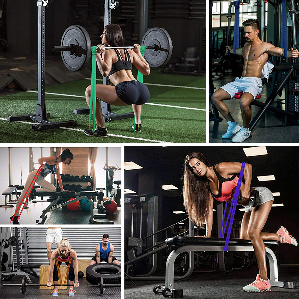 Banda de Fitness Unisex, bandas de goma elásticas para dominadas, conjunto de energía con bucle de resistencia, expansor de entrenamiento para gimnasio en casa, entrenamiento reforzado