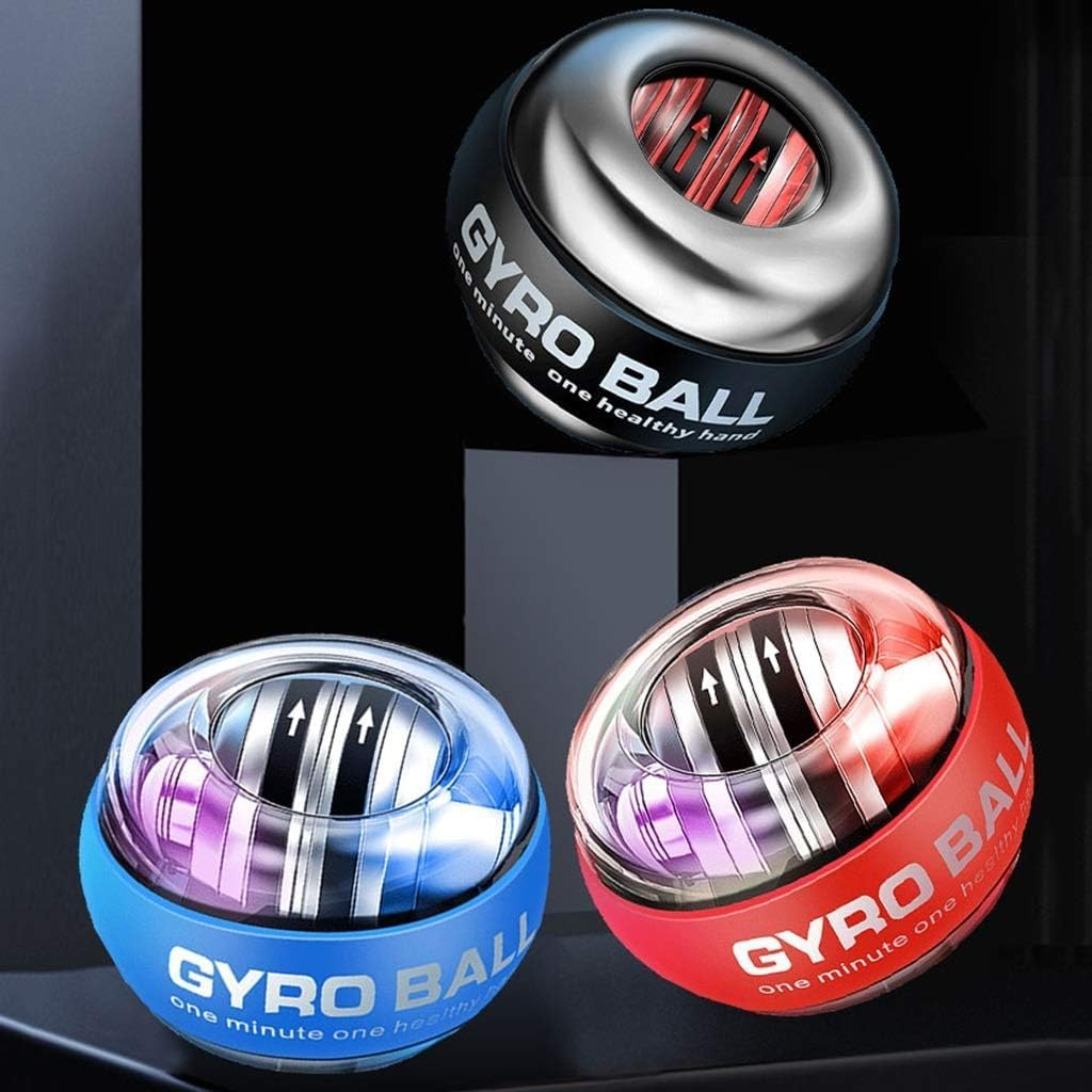 Polso Power Ball LED Auto-Start Grip Gyro Ball Giroscopio Trainer Muscolo della mano Rilassamento Braccio Fitness Esercizio a casa Attrezzatura sportiva