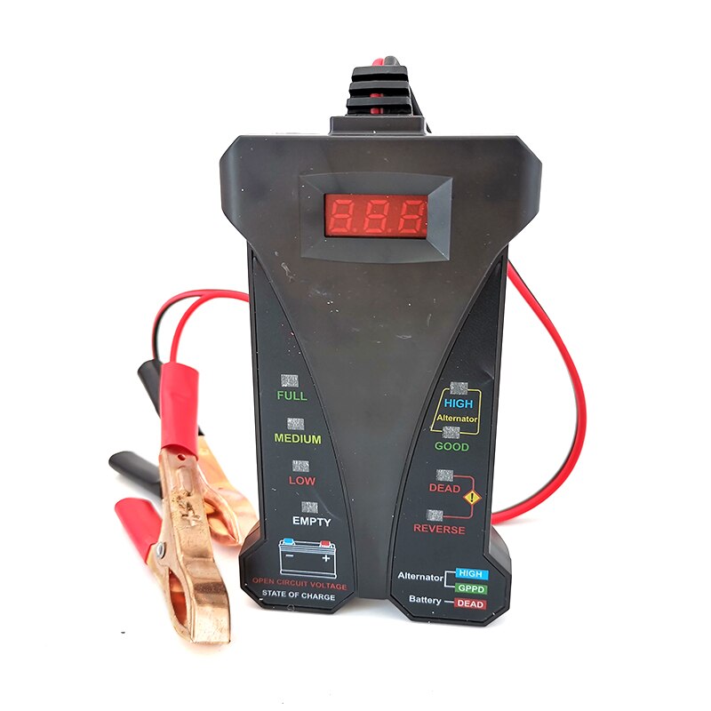 Car Digital Battery Tester Voltmeter Charging System Analyzer Tool