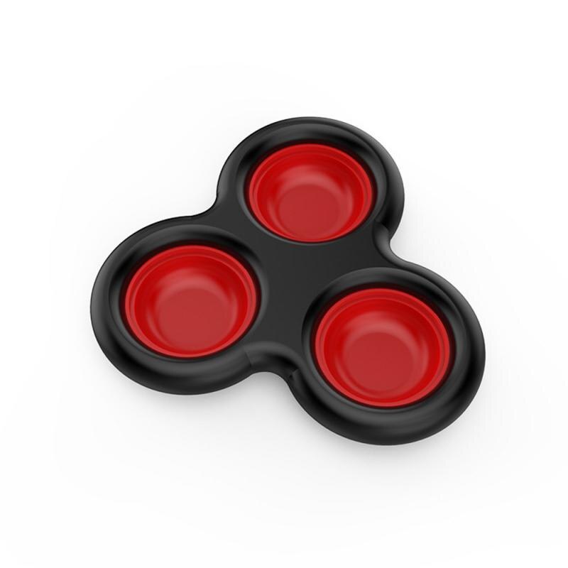 1Pc Baby Knijpen Speelgoed Creatieve Cartoon Vroege Onderwijs Intelligente Ontwikkelen Speelgoed Stress Relief Speelgoed Voor Kind Vroege Autisme Speciale nodig: red black