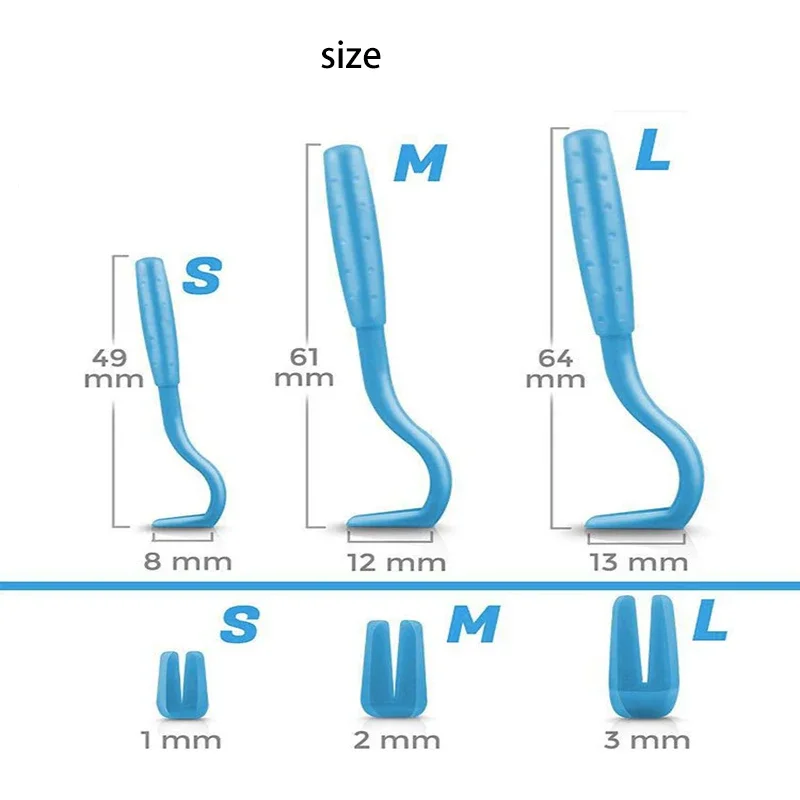 3Pack Floh Entferner Haken Zecken Entferner Pinzette Zecken Ziehen Haustier Katze Hund Zecken Klemme Mithelfer Pet Milbe Floh Extractor Hund accessarie