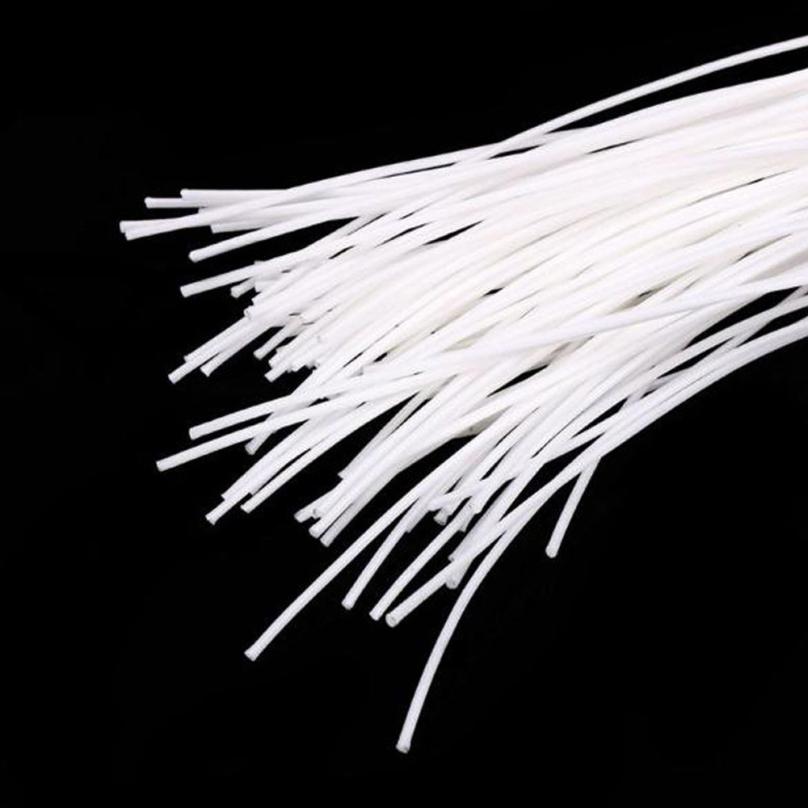 Pack 100 Pre Waxed Candle Wicks for Candle Making With Sustainers 12cm Long 50p