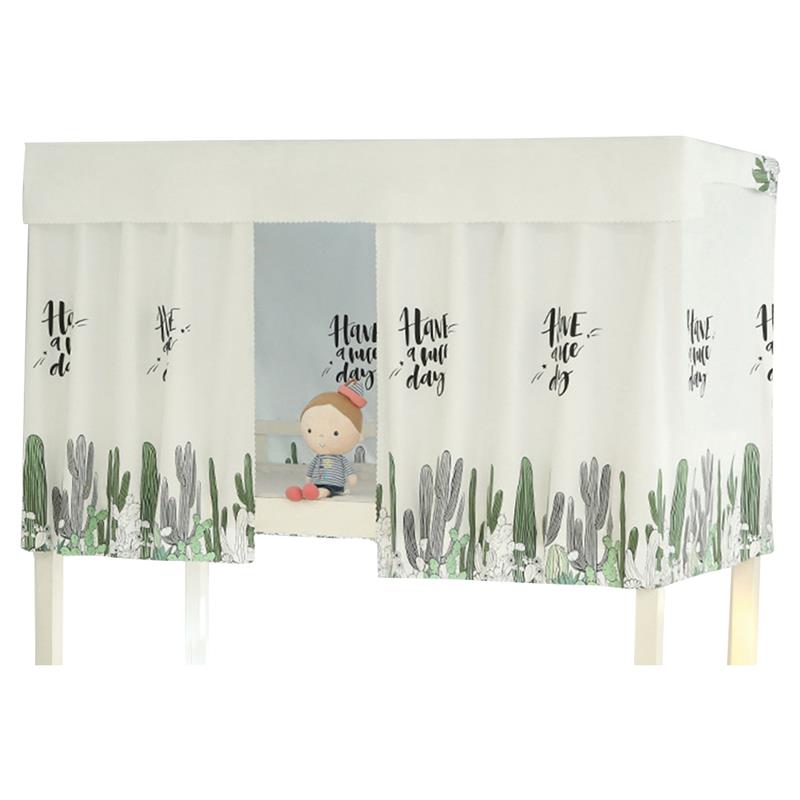 Ensemble de rideaux de lit superposé à impression créative, tissu occultant anti-poussière pour lit simple, fournitures Textiles pour la maison: 11