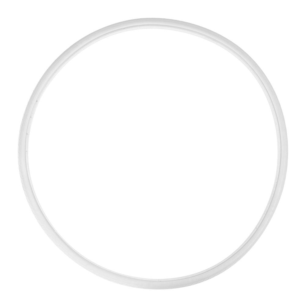 Bicycle Solid Tire 700x23C Wheel Explosion-proof Outer Tires Fixed Gear Free Inflatable Vacuum Tires Road Bike Solid Tire: White