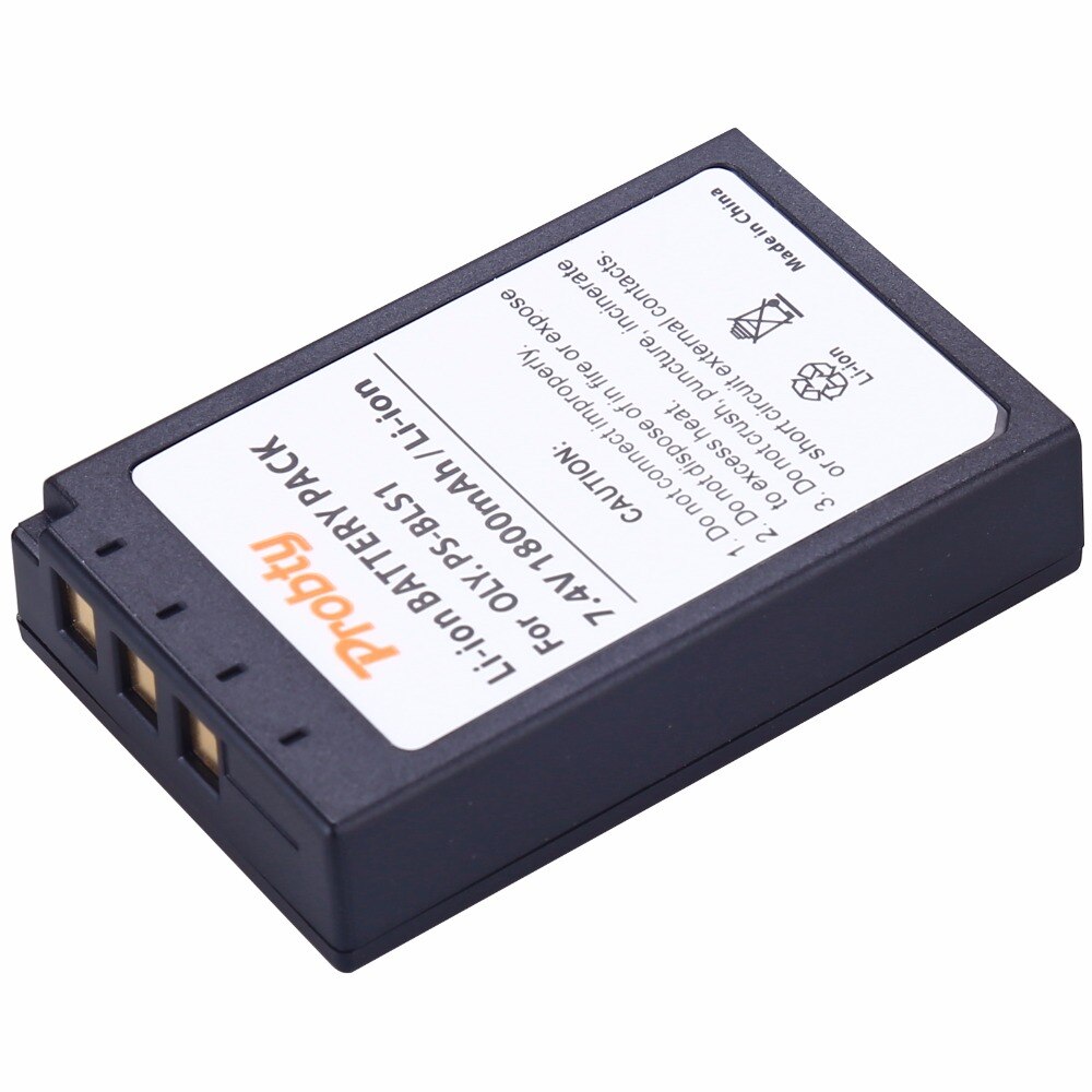 Probty PS-BLS1 Ps BLS1 PSBLS1 Oplaadbare Batterij Voor Olympus Pen E-PL1 E-PM1 EP3 EPL3 Evolt E-420 E-620 E-450 E-400 E-410