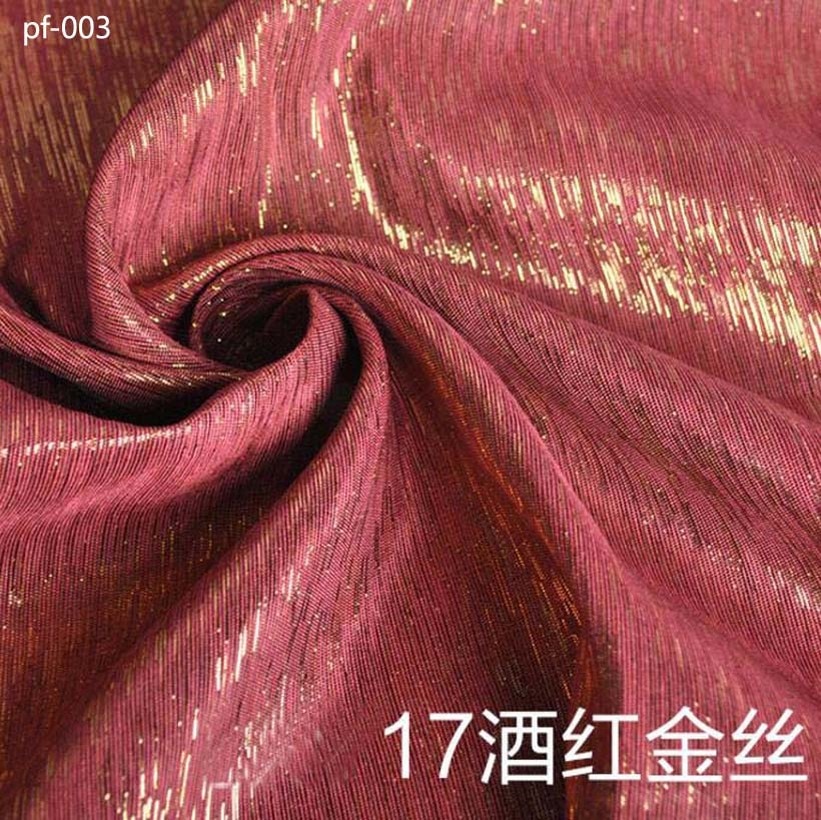 metallisch baumwolle mischung schimmer stoff shantung seide braut kleid cheongsam tasche vorhang Material 45cm * 138cm