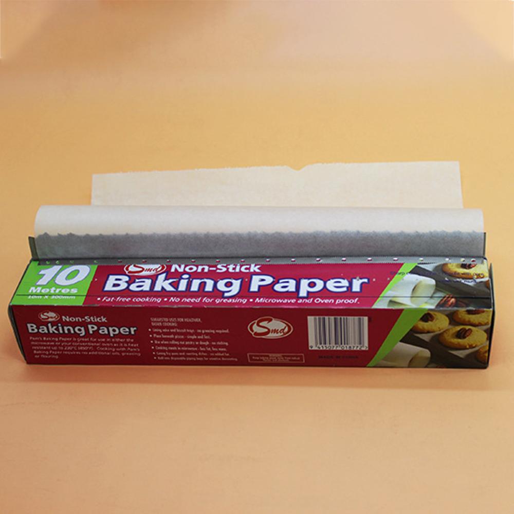 NonStick Cookie Sheet Parchment Paper Baking Sheets Pan Line Paper Oil paper butter non-stick paper 5M 10M @D