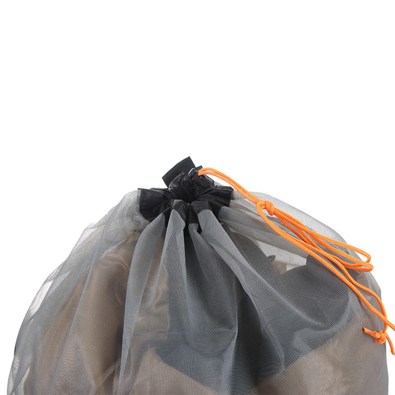 1pc Wäsche Outdoor Tasche Ultraleicht Mesh Zeug Sack Camping Sport Kordelzug Lagerung Tasche Wandern Werkzeuge Klettern Kordelzug