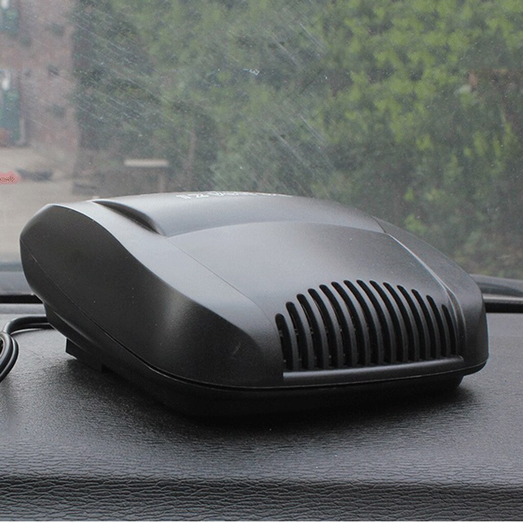 12V High Power Electric Heating Fan Cooling Fan Automobile Car Electrical Heater Cooler Front Windshield Defogger Defroster