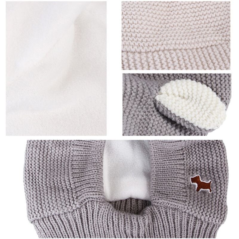 Funny Winter Pet Hats Dog Costume Ennly Neck Ear Warmer Snood Knitted Big Dog headgear Headwear Dog hats