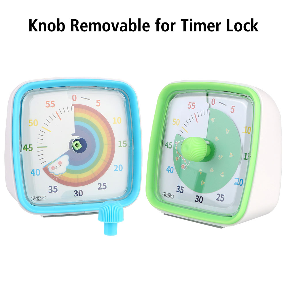Zeit management Tool 60 Minuten ultra leise visuelle Timer Wecker Kinder Kinder Erinnerung Countdown Timer Nachtlicht
