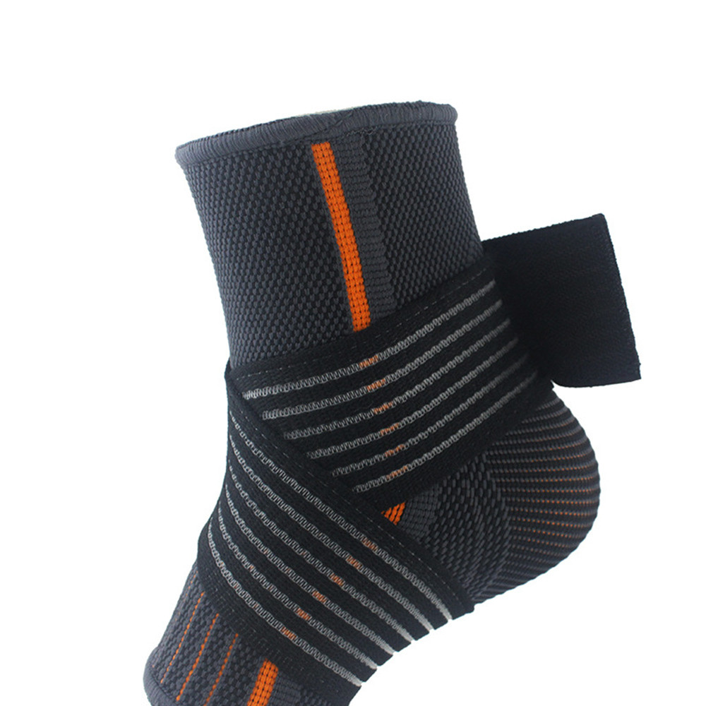 Adjustable Pressurized Bandage Ankle Support Wrist Sports Gym Badminton Ankle Brace Protector Foot Sleeves Elastic Belt #YP