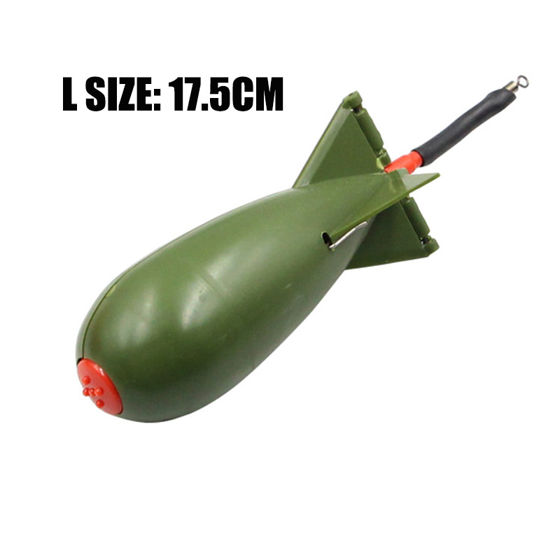 PRO BEROS – roquette de pêche, mangeoires de matériel, chargeur de fusée à granulés, support d&#39;appât, fabricant de matériel, accessoires d&#39;outils de plein air: Green L