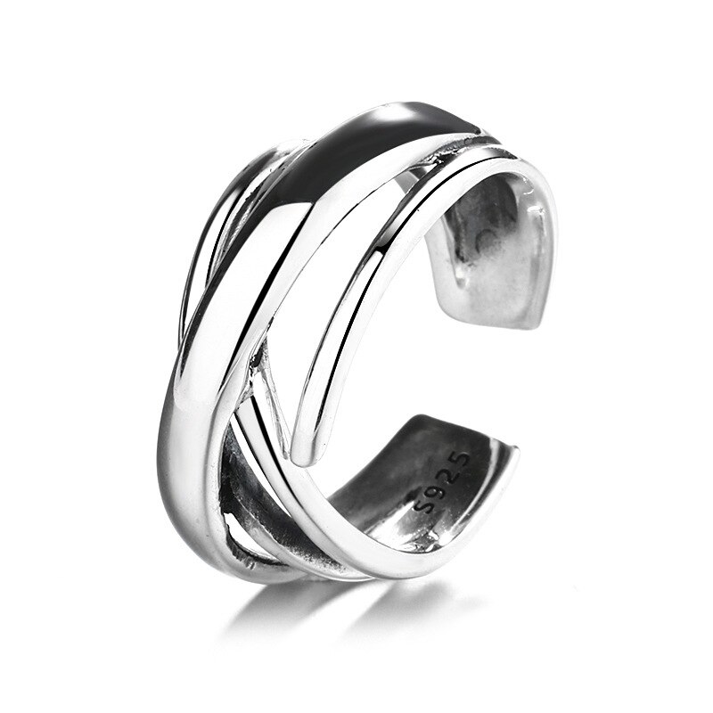 Persoonlijkheid Gothic Vintage Kettingen Ringen Voor Vrouwen Bridal Wedding Engagement Punk Verstelbare Antieke Ringen Rock Sieraden