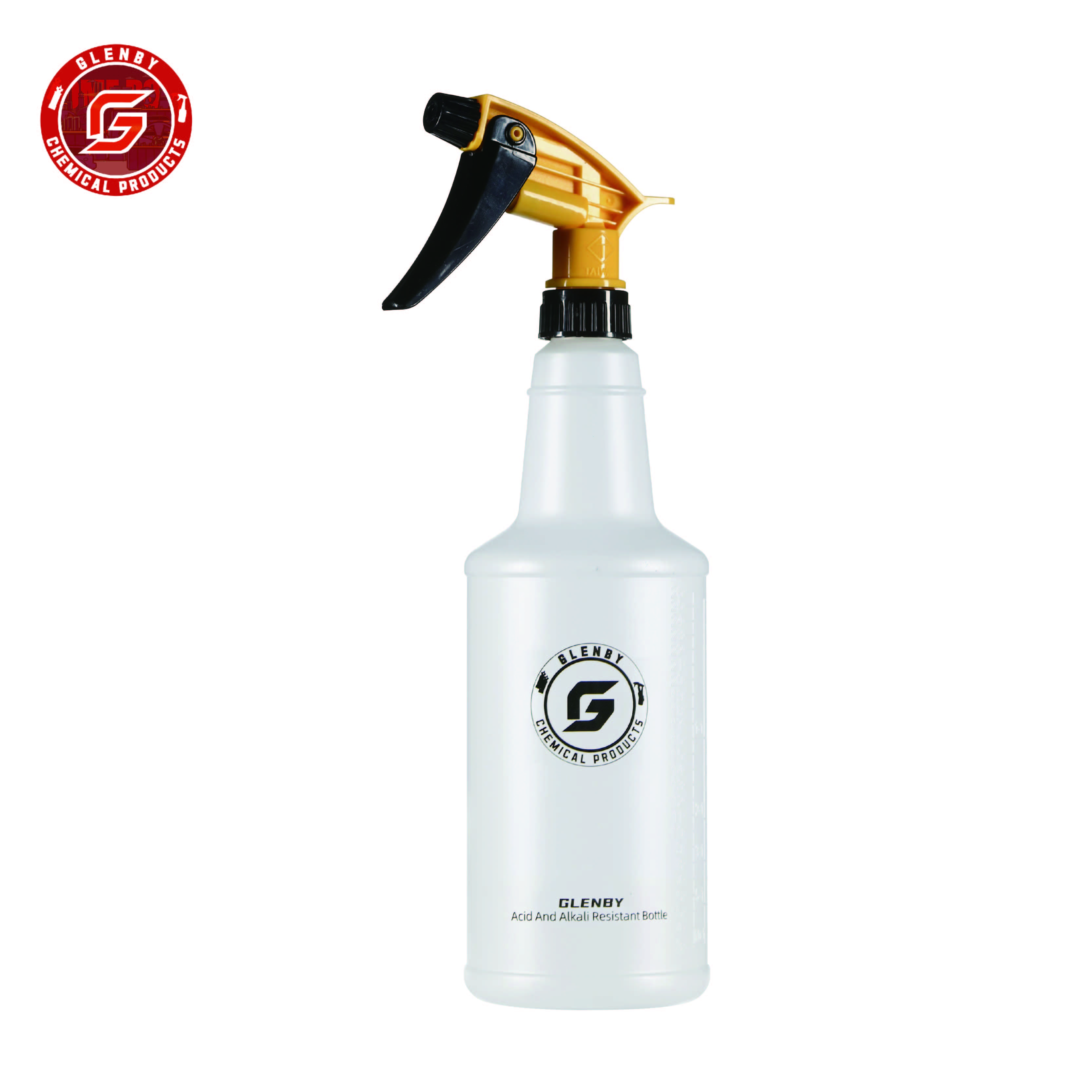 Bouteille de pulvérisation cylindrique de brouillard d'eau ultra-fine pour voiture, pulvérisateur de degré chimique HDPE, arrosoir de lavage automatique, vaporisateur rapide: Marron
