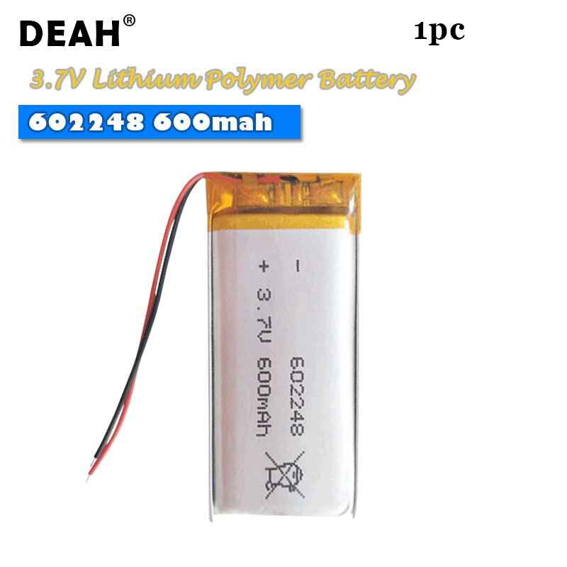 Sea Jump 3PCS 3.7V 600mAh LiPo Battery For UDI001 UDI008 Remote Control Boat - RC Ship Spare Parts, Lightweight & High Performance