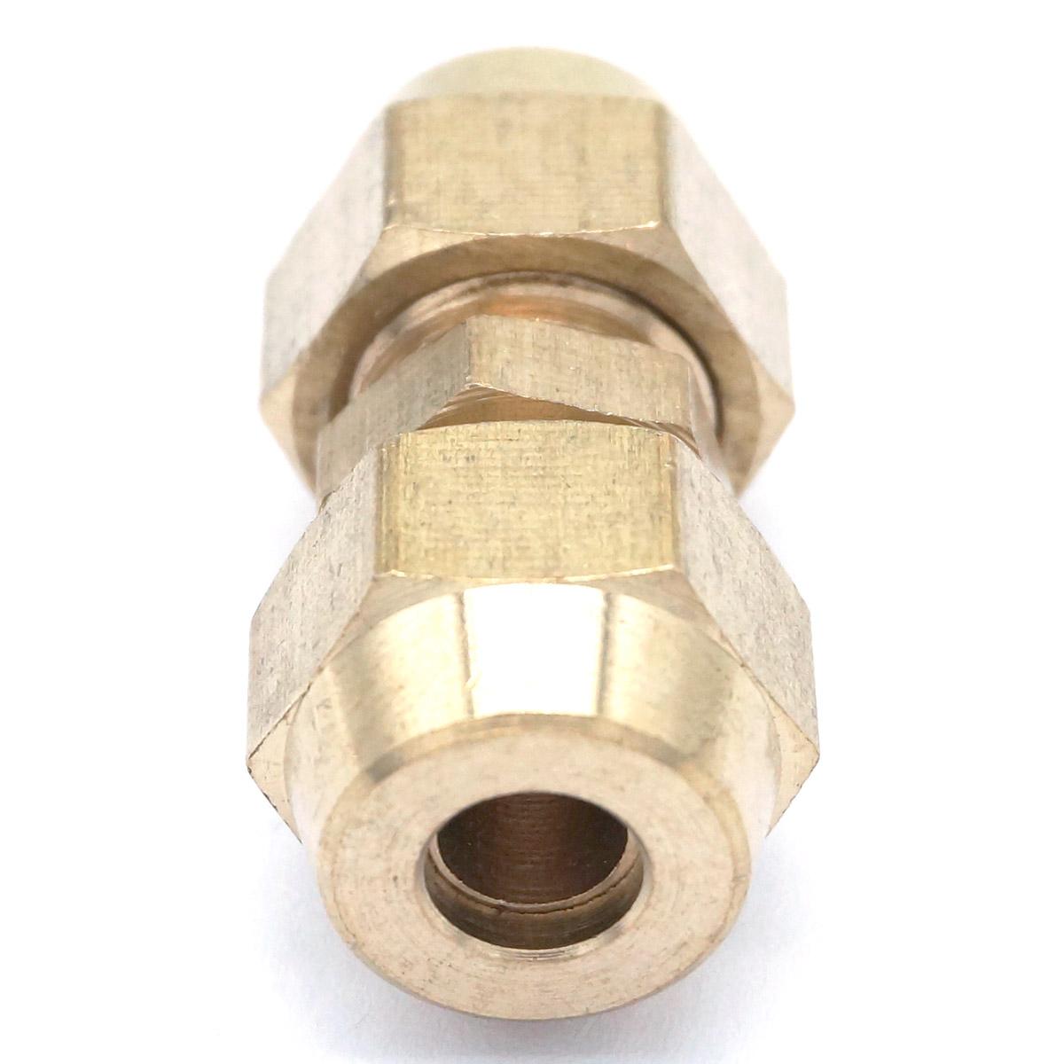 migotać rura OD 6mm x migotać rura OD 6mm mosiądz migotać męnarty złącze rury pneumatyczne montaż z krótką nakrętką migotać