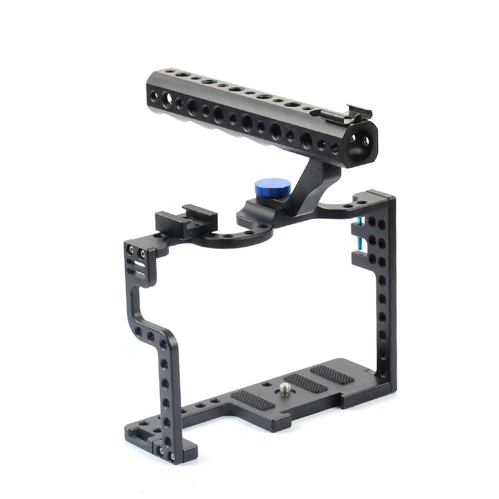 Camera Cage Protecting Case Mount with Top Handle Grip for Panasonic Lumix GH5/GH5s Camera Photo Studio Kit