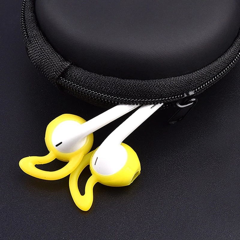 Fundas de silicona para auriculares, almohadillas antideslizantes deportivas para Apple Airpods Air Pods, accesorios a prueba de polvo, 5/1 par