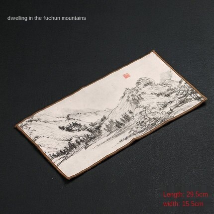 Serviette à thé en daim Zen, nappe de Table à thé, tisane en argile de Yixing absorbante de , tapis à thé Kung Fu: Tea towel14