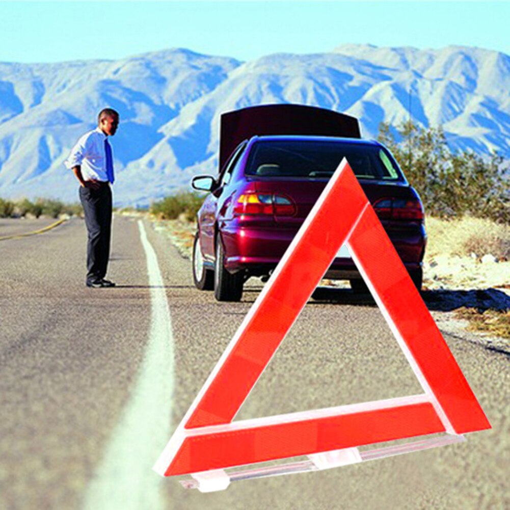 Warning Sign Triangular Breakdown Emergency Tool Warning Sign Triangle Reflective Safety Hazard Car Reflector