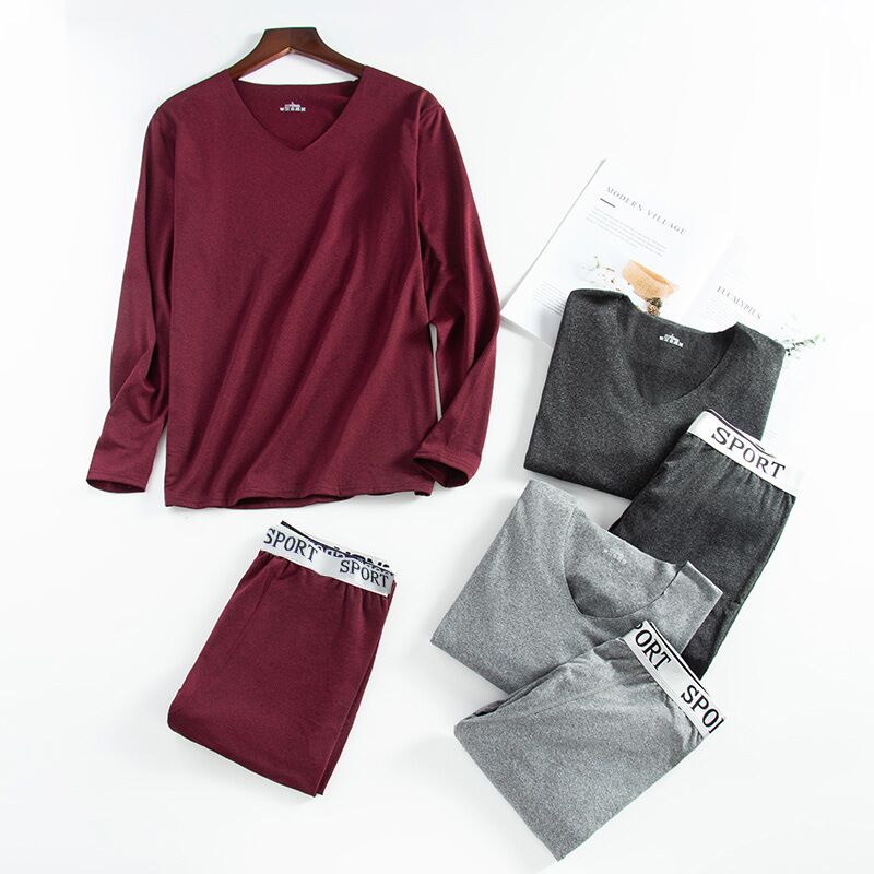 Thermal Underwear Sets For Men Winter Thermo Underwear Long Johns Winter Clothes Men Thick Thermal Clothing Solid