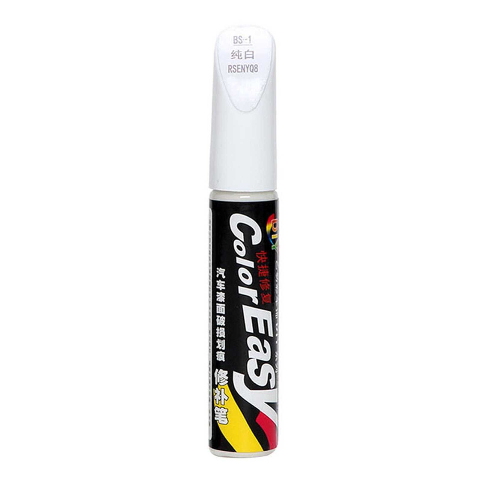 Auto Kleur Verf Reparatie Scratch Remover Wit Rood Zwart Zilver Kleur Pro Herstellen Kras Reparatie Verf Pen Clear Paint Care: White 12ml