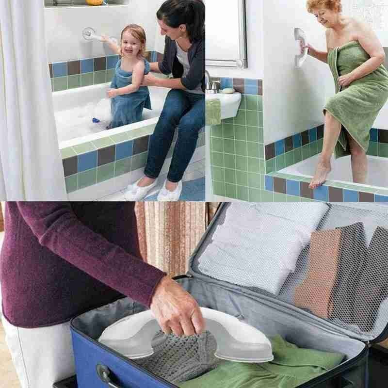 Salle de bain sécurité main courante salle de bain accessoires fort pour équilibrer main courante salle de bain tasse garder antidérapant pour la douche aspiration J2M6