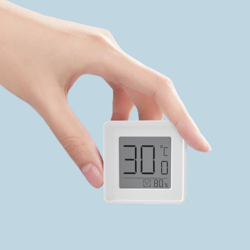 Mini Digitale Lcd Thermo-Hygrometer Muur Gemonteerde Thermometer Hygrometer Kamertemperatuur Sensor Vochtigheid Meter Babykamer Indoor