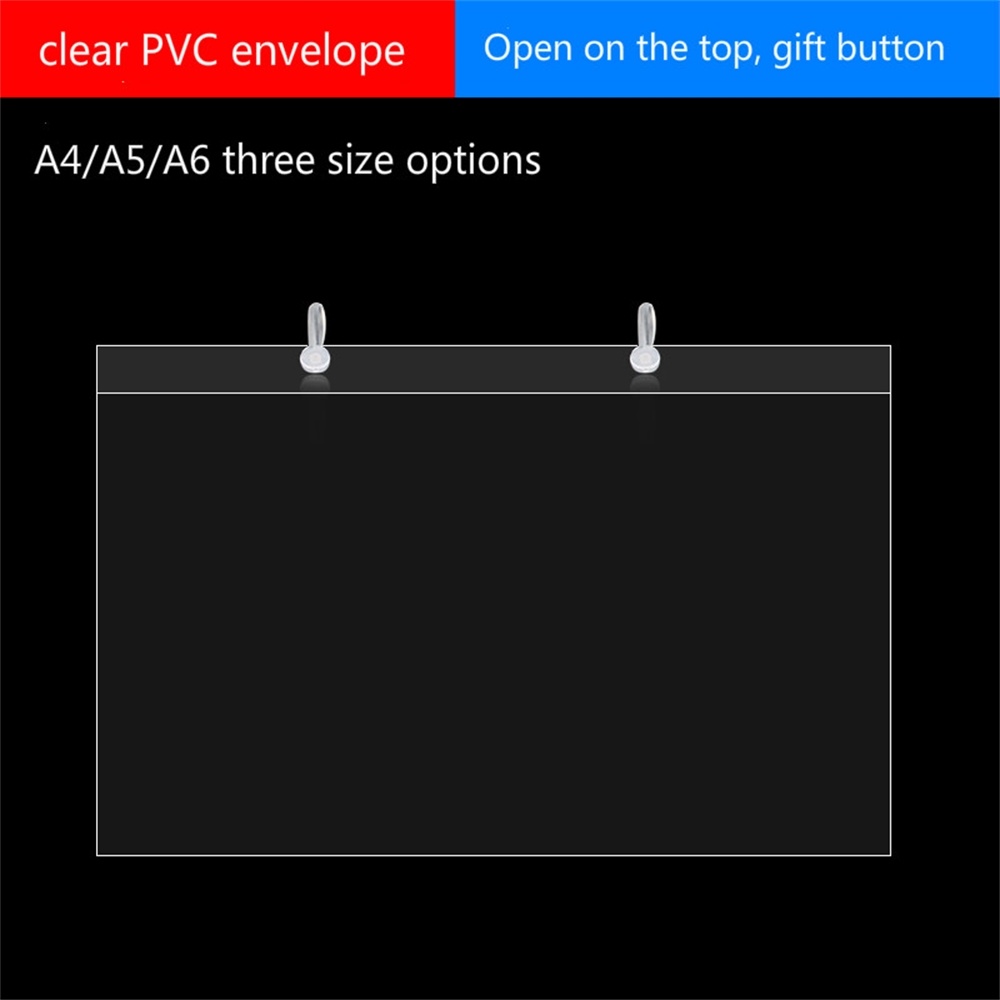 A4/a5/a6 Supermarket Price Label Holder Strip Clear Plastic Hook Shelf Data Strips Frame