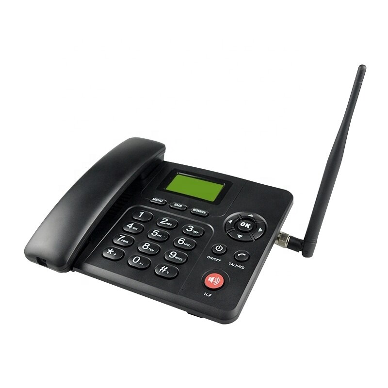 Téléphone fixe de bureau sans fil 4G LTE, GSM, avec Hotspot Wifi, 1 emplacement pour carte SIM, ETS-6688