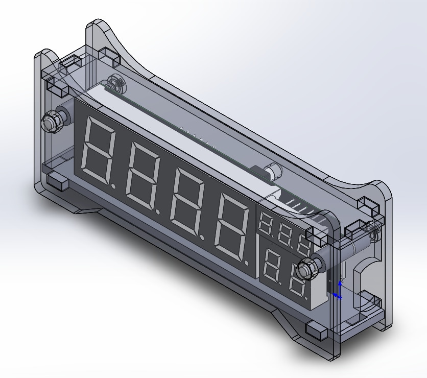 Network timing wifi clock High precision millisecond MS display Automatic time adjustment Remote upgrade
