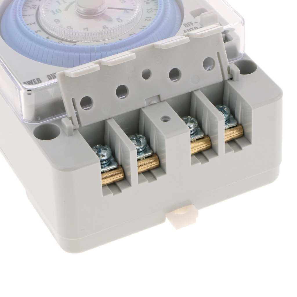 DIN RAIL Analogue Day 24H Timer Switch Industrial Daily Time Switch 110-240V