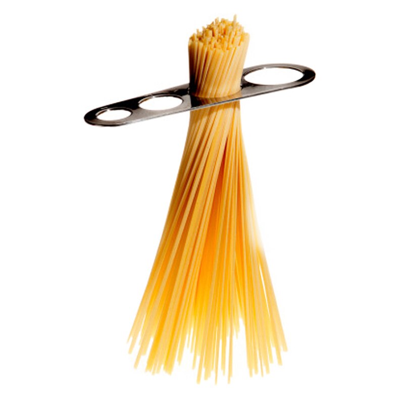 Stainless Steel Spaghetti Ruler Noodle Measuring Device Noodle Ruler 4 Hole Kitchen Noodle Tool HFing