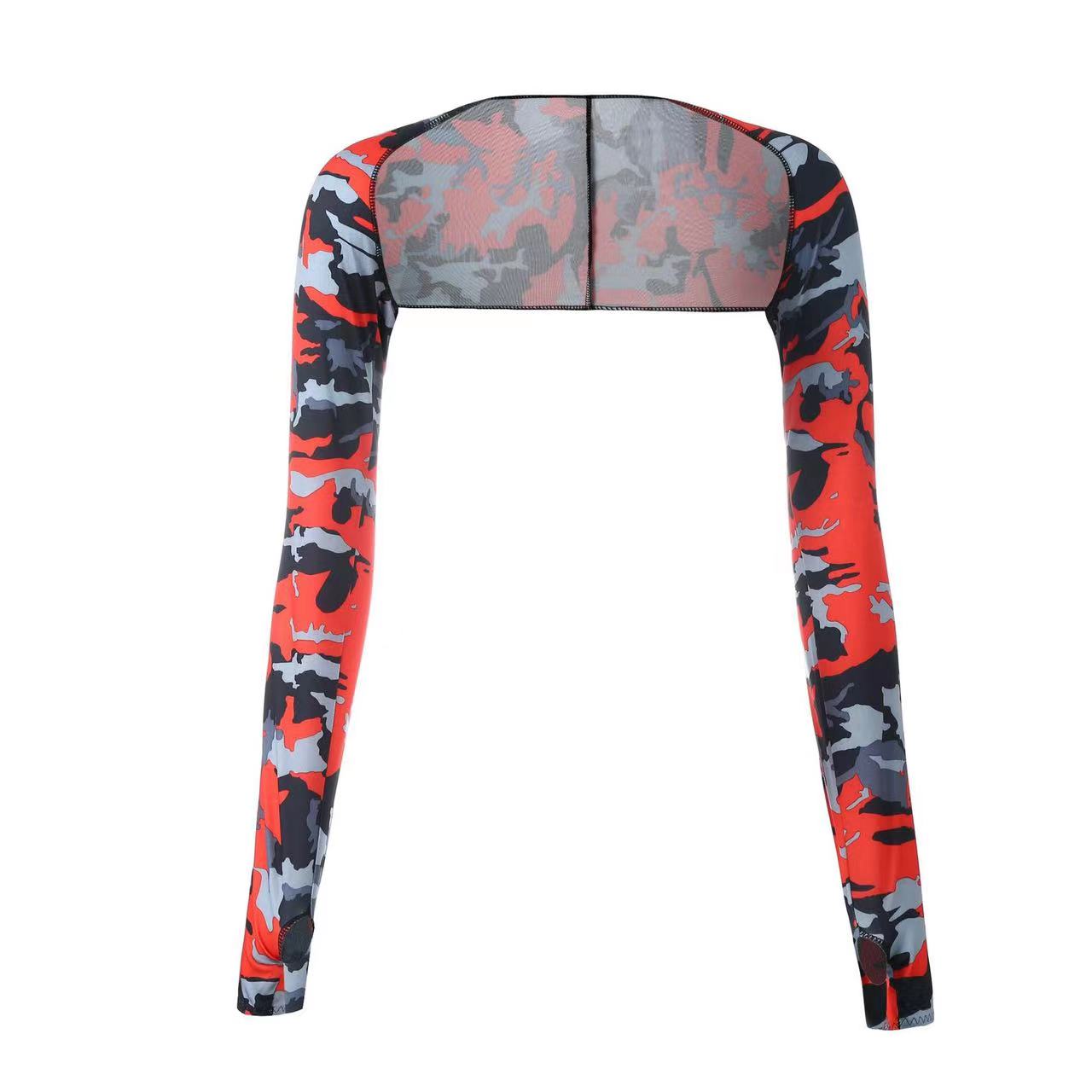 1Pair Cooling Shawl Arm Sleeves Sun Protection for Women Men with Finger Hole for Golfing, Driving, Riding, Fishing: Beige