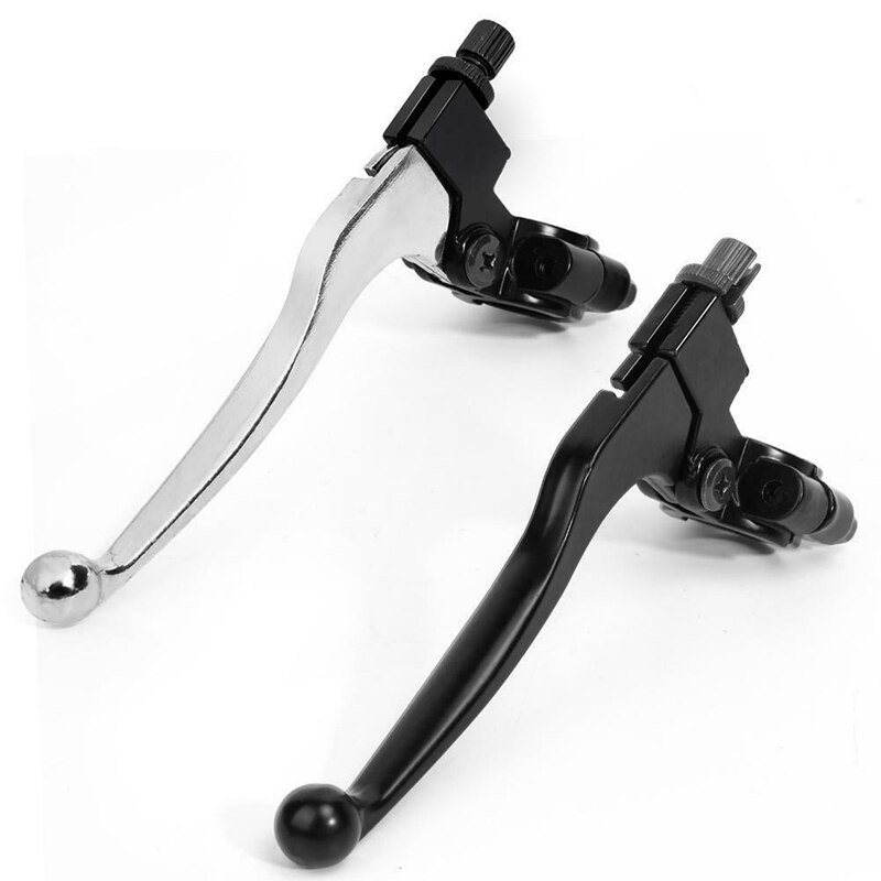 Alumínio 22mm 7/8 Polegada esquerda guiador alavanca da embreagem para pit dirt bike motocicleta atv freios peças