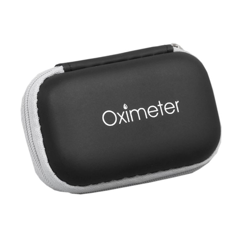 Oximeter Case Draagbare Vingertop Pulsoxymeter Organizer Dragen Eva Hard Bag Voor Bloedzuurstofverzadiging Monitor