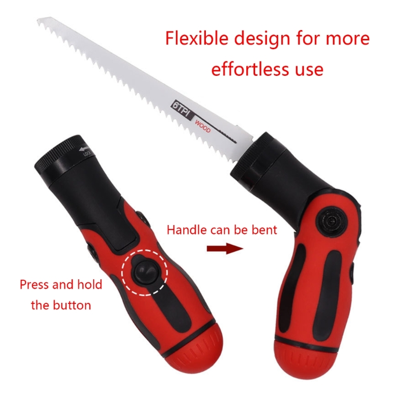 Mango de sierra de mano alternativo para corte de tubos de PVC de madera de Metal herramienta eléctrica accesorios de aserrado