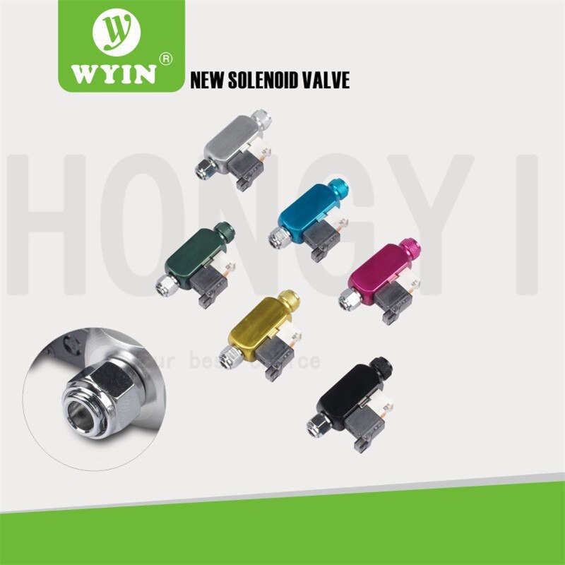 WYIN 1 stück Aquarium neue magnetventil CO2 magnetische ventil elektromagnetische 110 v 220 v einzigen kopf doppel kopf 6 farben: Weiß / 110V